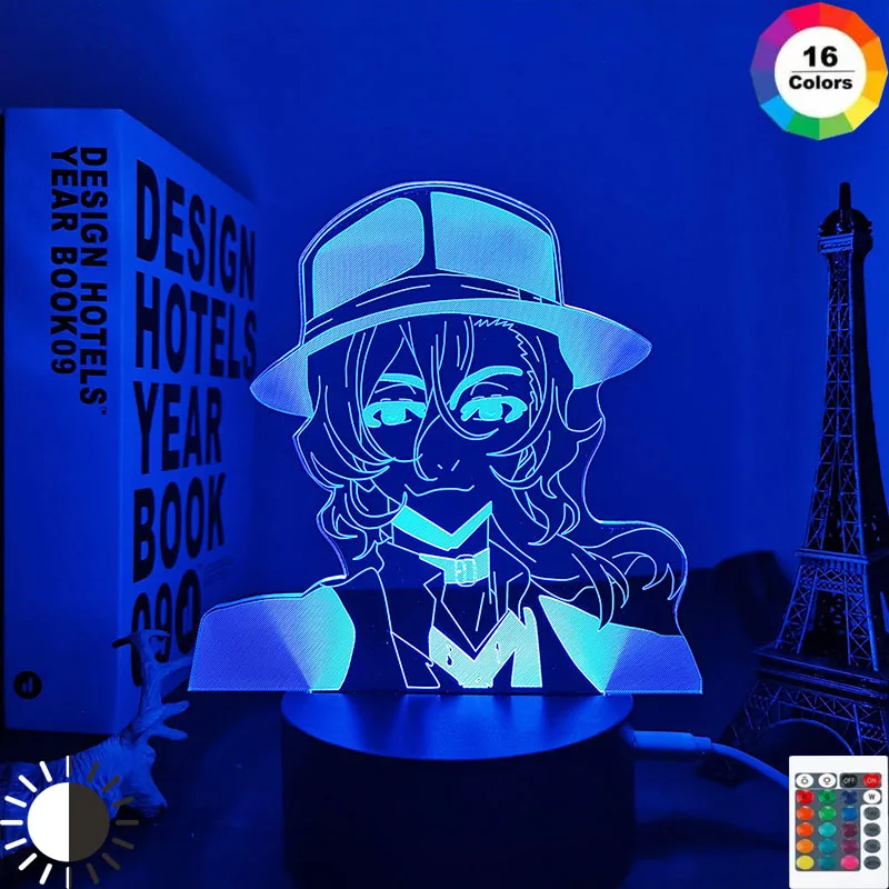 Bungo Stray Dogs Led Night Light Nakahara Chuuya for Bedroom Decor Gift Colorful Nightlight Anime Waifu 3d Lamp Nakahara Chuuya
Bungo Stray Dogs Led Night Light Nakahara Chuuya for Bedroom Decor Gift Colorful Nightlight Anime Waifu 3d Lamp Nakahara Chuuya