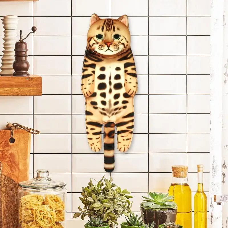 Уникальное полотенце для рук в виде кошки, милая кошка, Мочалка для кухни, уборной, полотенце для рук в ванной, кухне, милая искусственная под... 
Уникальное полотенце для рук в виде кошки, милая кошка, Мочалка для кухни, уборной, полотенце для рук в ванной, кухне, милая искусственная под...