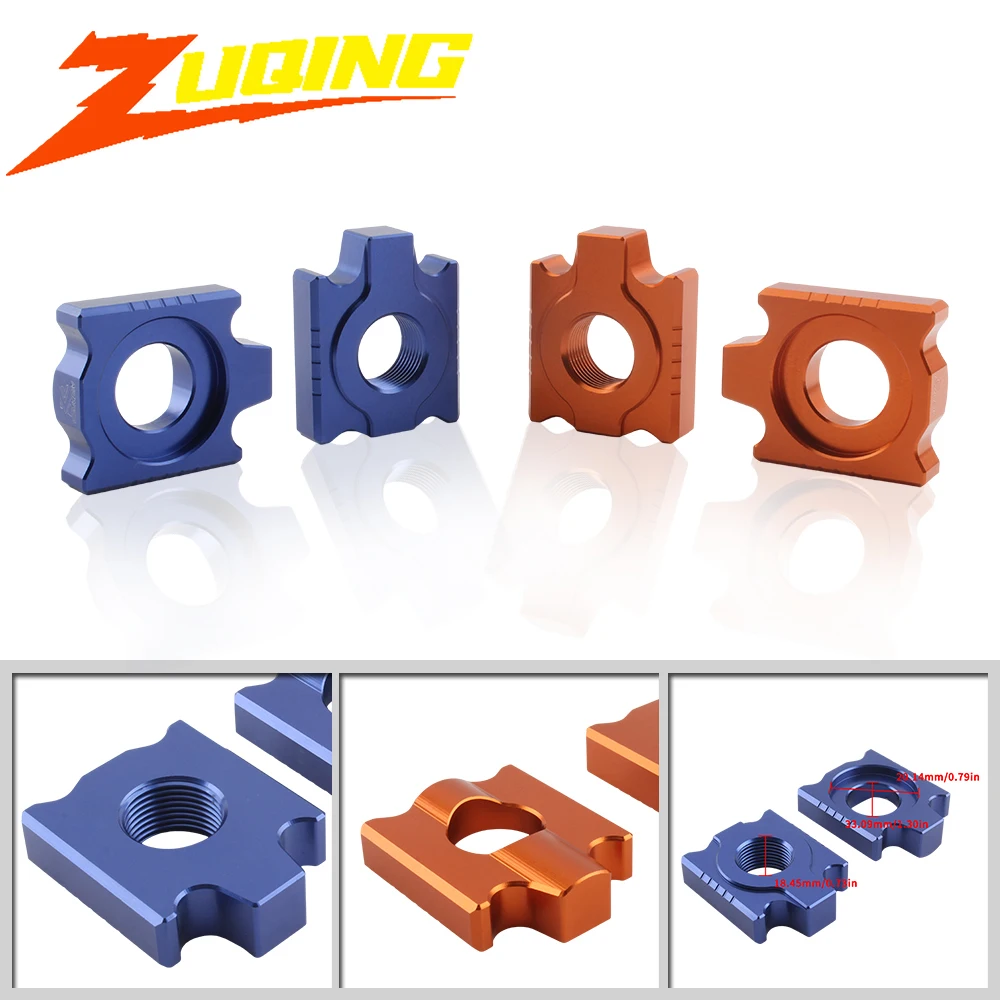 CNC Motorcycle Rear Flat Fork Chain Adjuster Aluminium Axle Blocks For KTM XC EXC XCF EXCF XCW Universal Motocross Accessories
CNC Motorcycle Rear Flat Fork Chain Adjuster Aluminium Axle Blocks For KTM XC EXC XCF EXCF XCW Universal Motocross Accessories