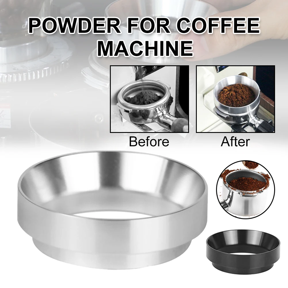 Espresso Dosing Funnel Magnetic Espresso Coffee Dosing Ring Compatible with 51/53/58mm Espresso Portafilter Coffee Powder Tool
Espresso Dosing Funnel Magnetic Espresso Coffee Dosing Ring Compatible with 51/53/58mm Espresso Portafilter Coffee Powder Tool