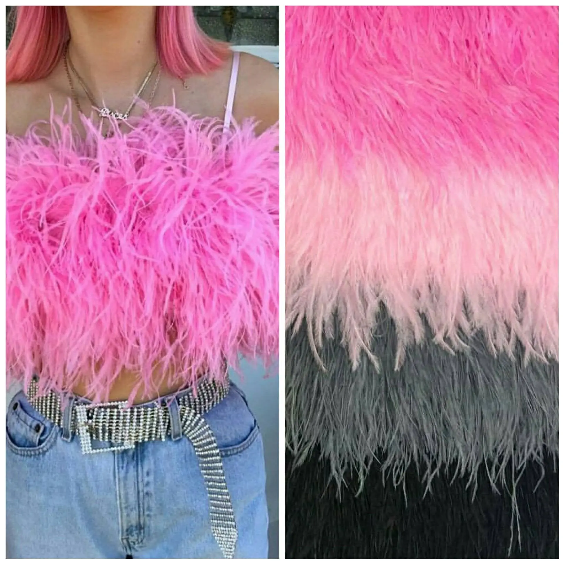Wholesale Ostrich Feather Fringe Trim With Ribbon 10-15cm DIY Craft Wedding Decor Fluffy Pluma Sewing Dress Clothing Accessories
Wholesale Ostrich Feather Fringe Trim With Ribbon 10-15cm DIY Craft Wedding Decor Fluffy Pluma Sewing Dress Clothing Accessories