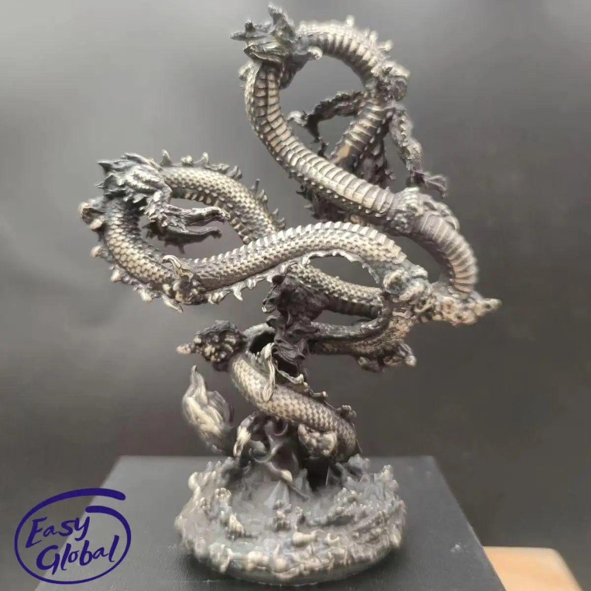 11cm Brass Dragon Casting Statue Animal Metal Figurine Home Decor Desktop Crafts Sculpture Decoration
11cm Brass Dragon Casting Statue Animal Metal Figurine Home Decor Desktop Crafts Sculpture Decoration