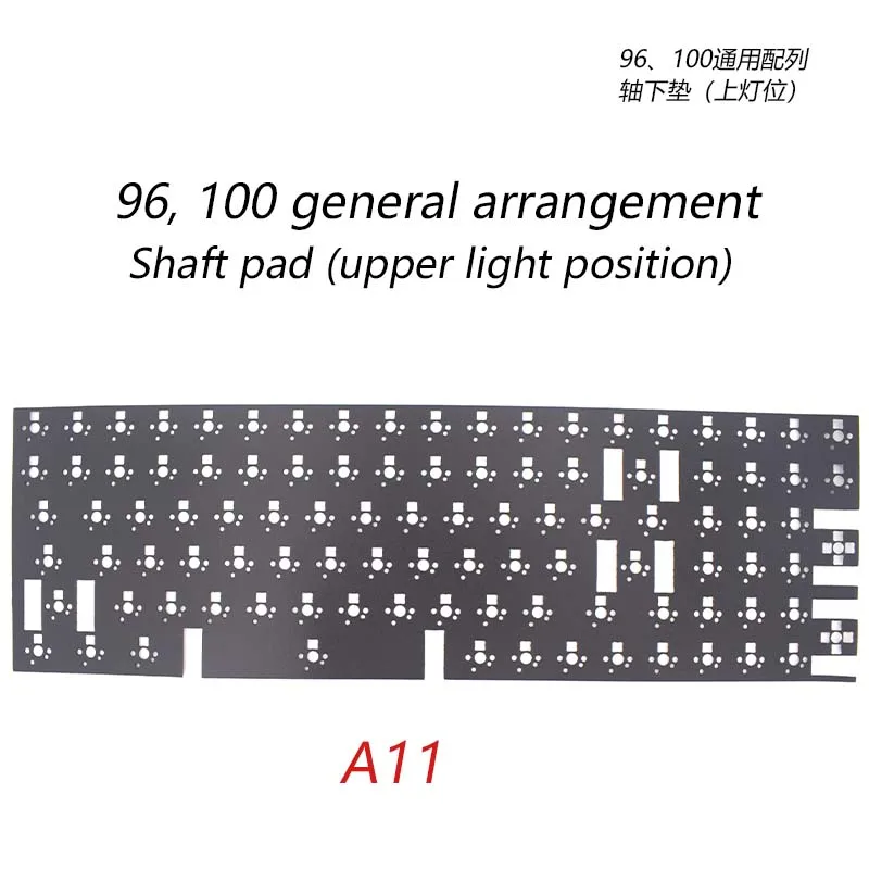 Mechanical Keyboard Whole Shaft Bottom Pad ShaftBottom Pad IXPE PORON Material Customized Hot-swap Tuning General Model
Mechanical Keyboard Whole Shaft Bottom Pad ShaftBottom Pad IXPE PORON Material Customized Hot-swap Tuning General Model