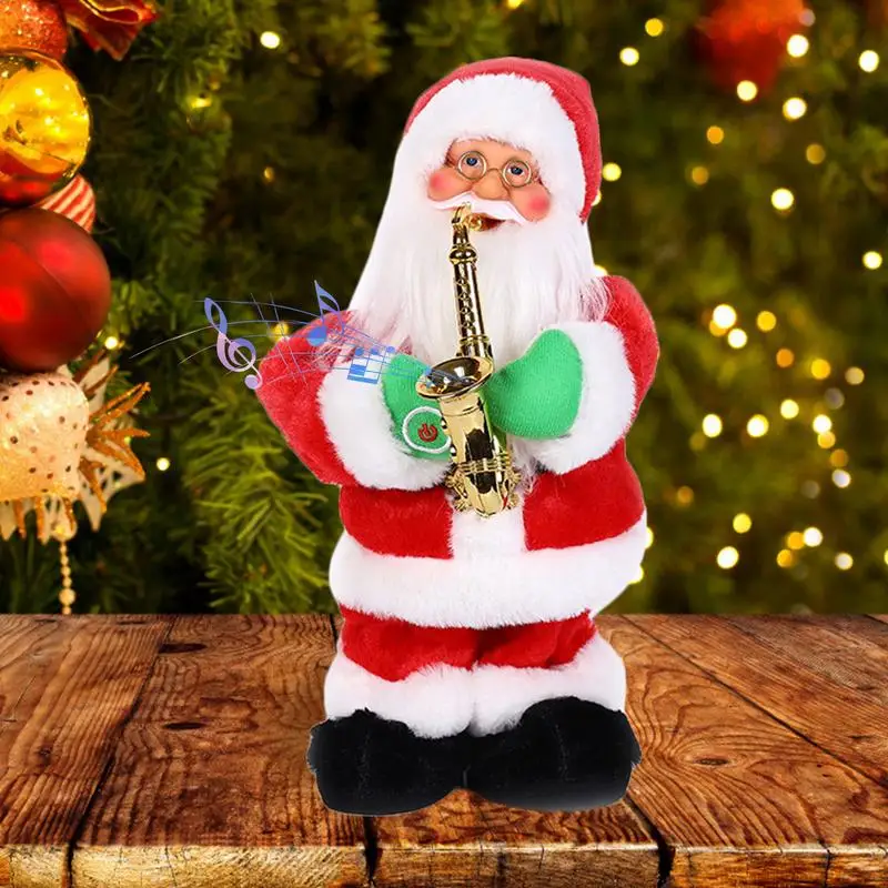 33 см 2023 рождественские украшения кукла Санта-Клаус саксофон Санта-Клаус Плюшевая Игрушка с музыкой новогодний домашний Декор детские рожде...
33 см 2023 рождественские украшения кукла Санта-Клаус саксофон Санта-Клаус Плюшевая Игрушка с музыкой новогодний домашний Декор детские рожде...