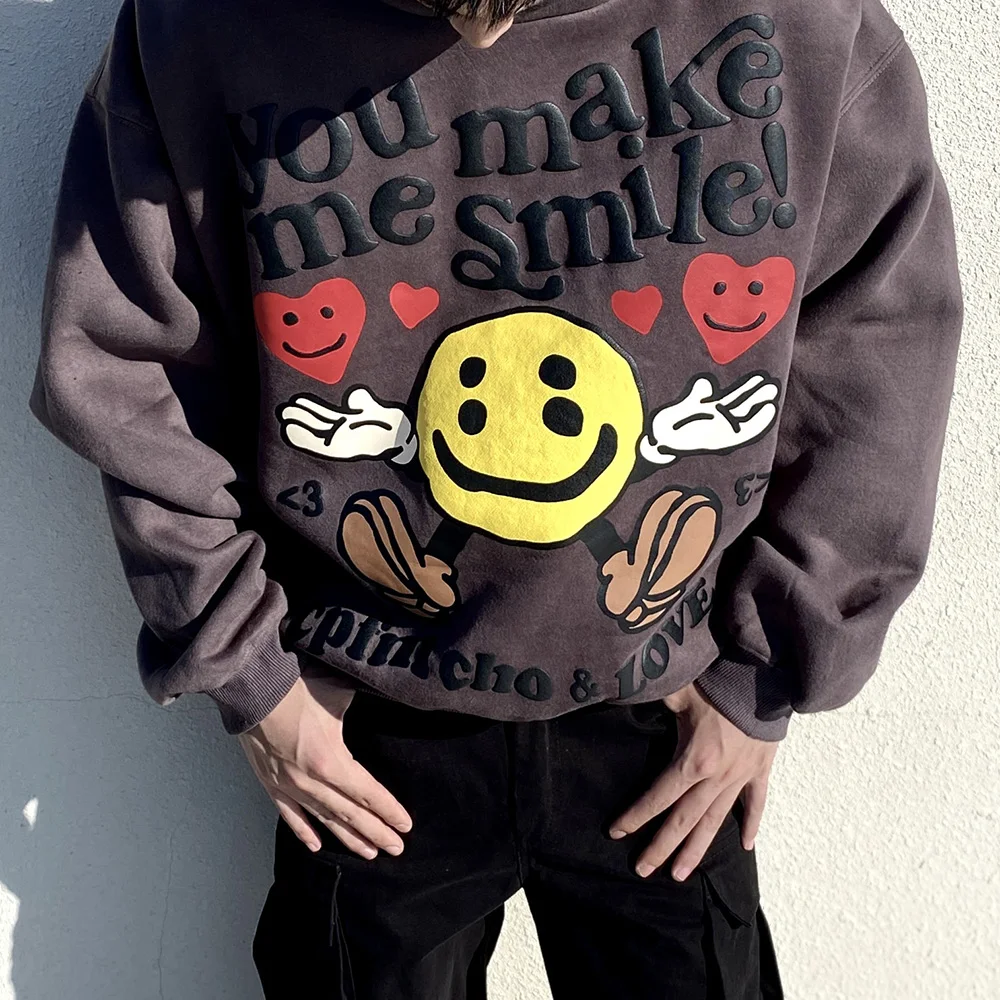 Флисовая толстовка с капюшоном You Make Me Smile, Love, мужские пуловеры, мешковатые толстовки Y2k, Мужская толстовка, Повседневная Толстовка
Флисовая толстовка с капюшоном You Make Me Smile, Love, мужские пуловеры, мешковатые толстовки Y2k, Мужская толстовка, Повседневная Толстовка