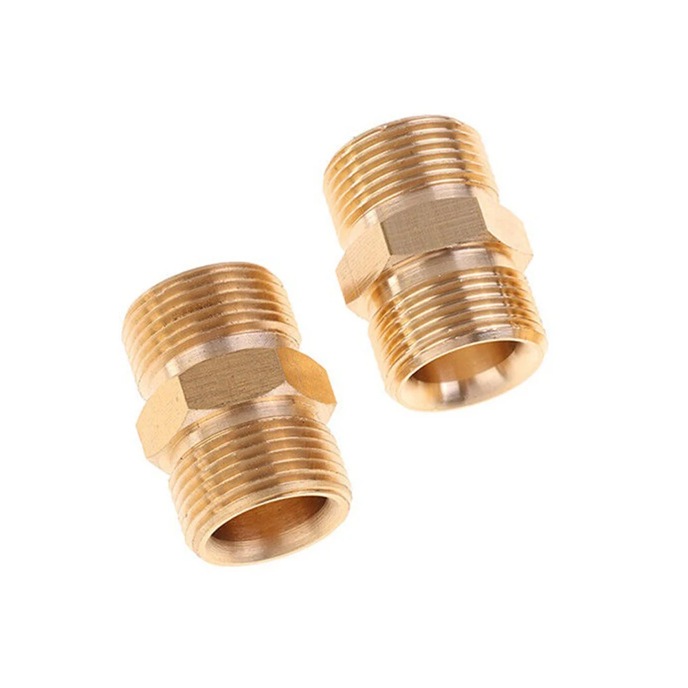 High Pressure Washer Brass For Water Hose Extension Connector M22 14mm To15mm Male Thread Female Easy To Install Sturdy Durable
High Pressure Washer Brass For Water Hose Extension Connector M22 14mm To15mm Male Thread Female Easy To Install Sturdy Durable