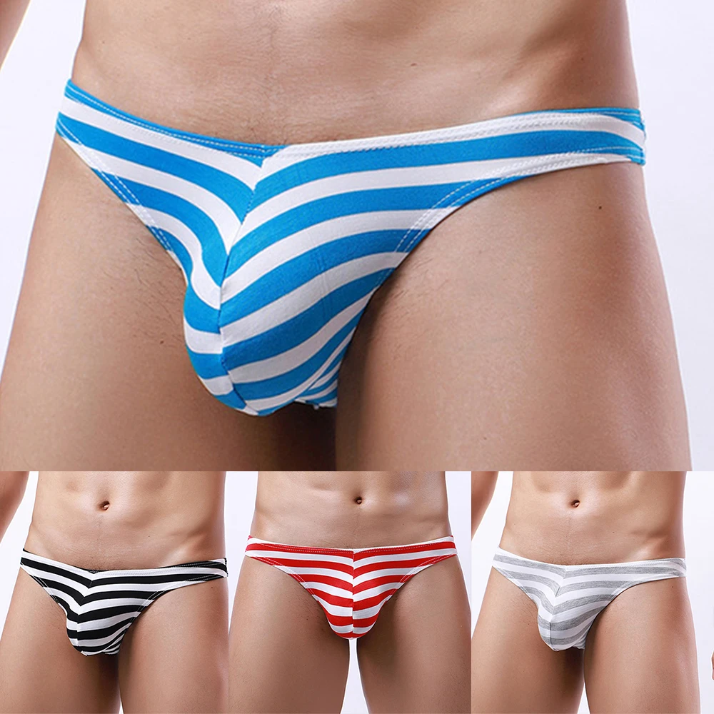 Mens Thongs Underwear Brief Bulge Pouch G-string Tripe Striped Underpants T Back G String Briefs Beach Swimming Thongs New
Mens Thongs Underwear Brief Bulge Pouch G-string Tripe Striped Underpants T Back G String Briefs Beach Swimming Thongs New