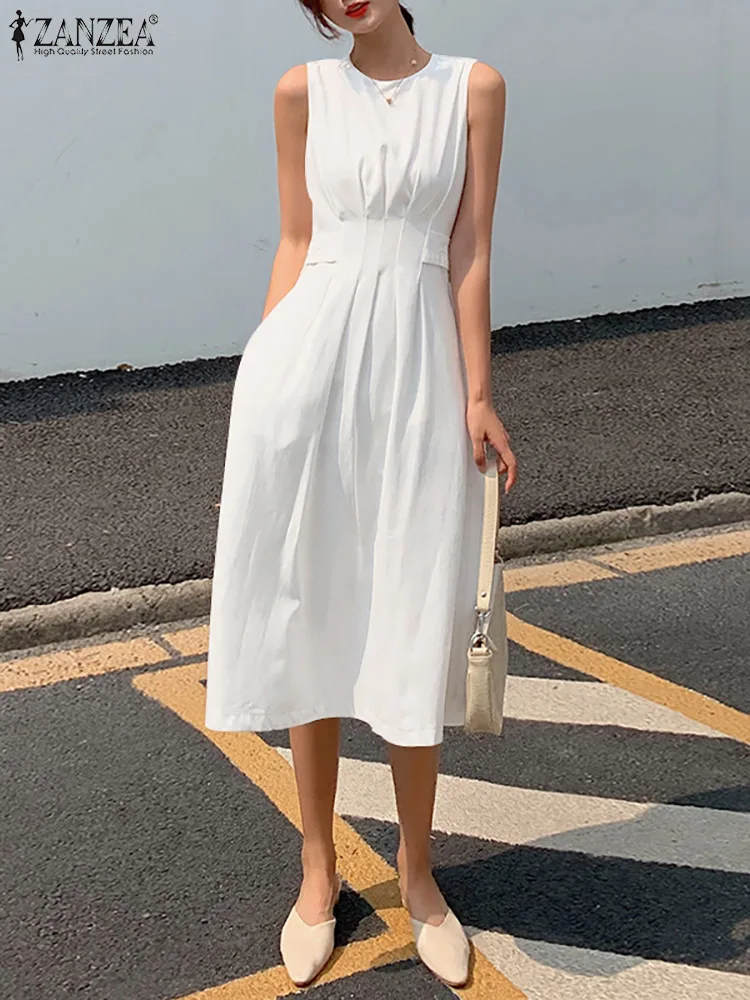 ZANZEA Elegant Skinny Sundress Womens Summer Midi Dress 2022 Fashion Irregular Work Vestidos Female Party Solid Dresses Oversize
ZANZEA Elegant Skinny Sundress Womens Summer Midi Dress 2022 Fashion Irregular Work Vestidos Female Party Solid Dresses Oversize