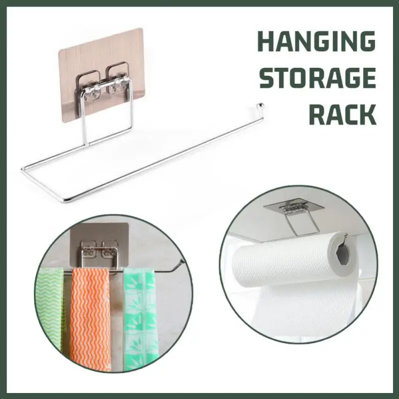 Kitchen Towel Hook Rack Paper Holder Hanger Tissue Roll Towel Rack Hanging Organizer Storage Strong Adhesiveness Hook Holder New
Kitchen Towel Hook Rack Paper Holder Hanger Tissue Roll Towel Rack Hanging Organizer Storage Strong Adhesiveness Hook Holder New