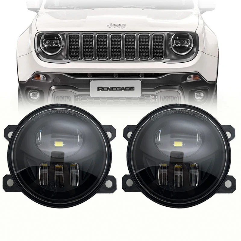 2PCS Round LED Fog Lights Off Road Passing Auxiliary Lamps For Jeep Renegade 2015 2016 2017 2018-2022 Car Accessories
2PCS Round LED Fog Lights Off Road Passing Auxiliary Lamps For Jeep Renegade 2015 2016 2017 2018-2022 Car Accessories