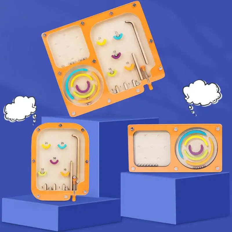 Marble Maze Game Pinball Machine Game Montessori Puzzle Toy Learning & Education Toys For Kids Preschoolers
Marble Maze Game Pinball Machine Game Montessori Puzzle Toy Learning & Education Toys For Kids Preschoolers