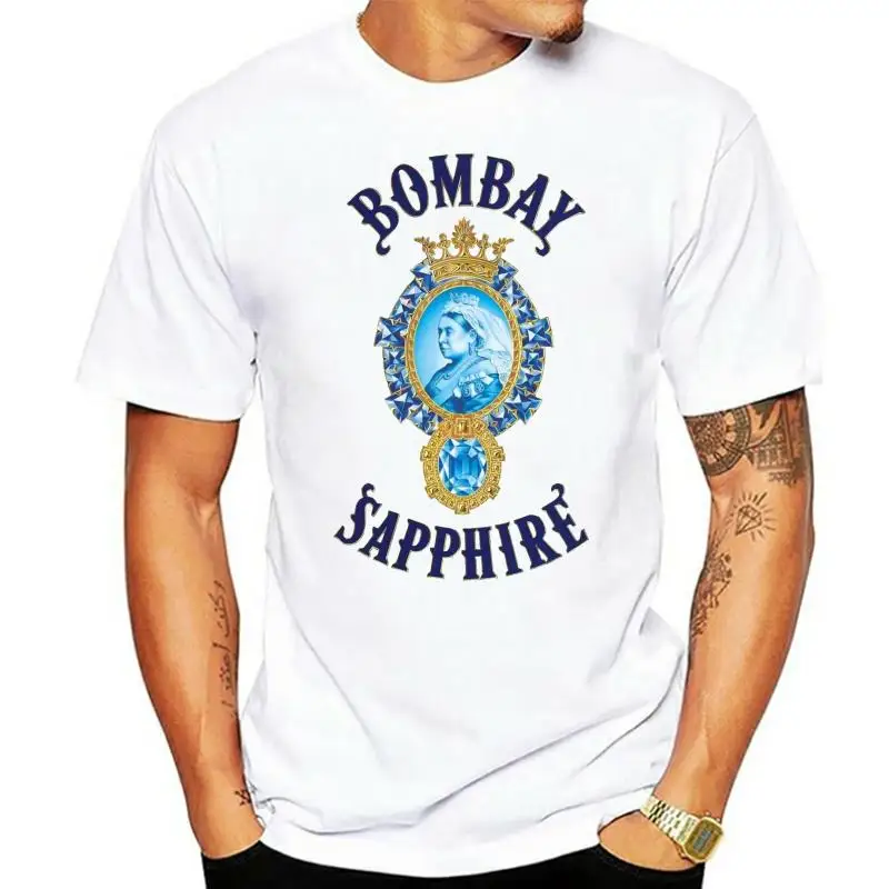 

Bombay Sapphire Gin Drings Logo T-Shirt Men Shirt Grey White S-Xxl Confortable Tee Shirt