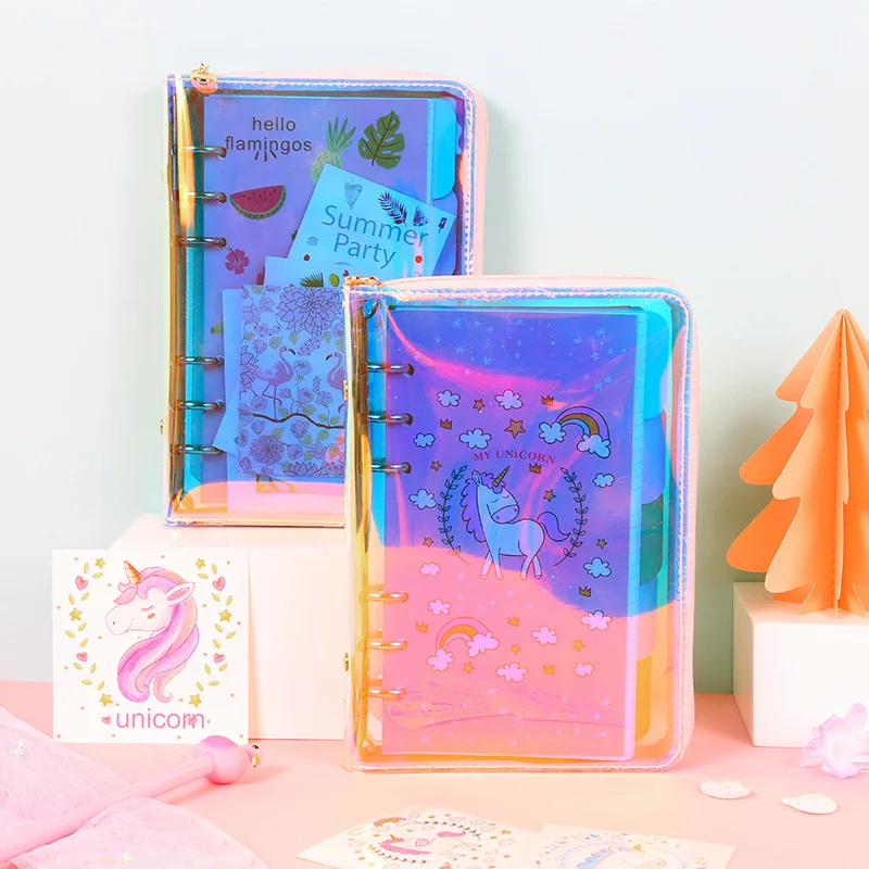 Ins Notebook Girl Heart Loose-leaf Hand Bookk Kawaii A6travel Laser Zipper Diary Hand Book Set Agenda Planner Stationery Gift
Ins Notebook Girl Heart Loose-leaf Hand Bookk Kawaii A6travel Laser Zipper Diary Hand Book Set Agenda Planner Stationery Gift