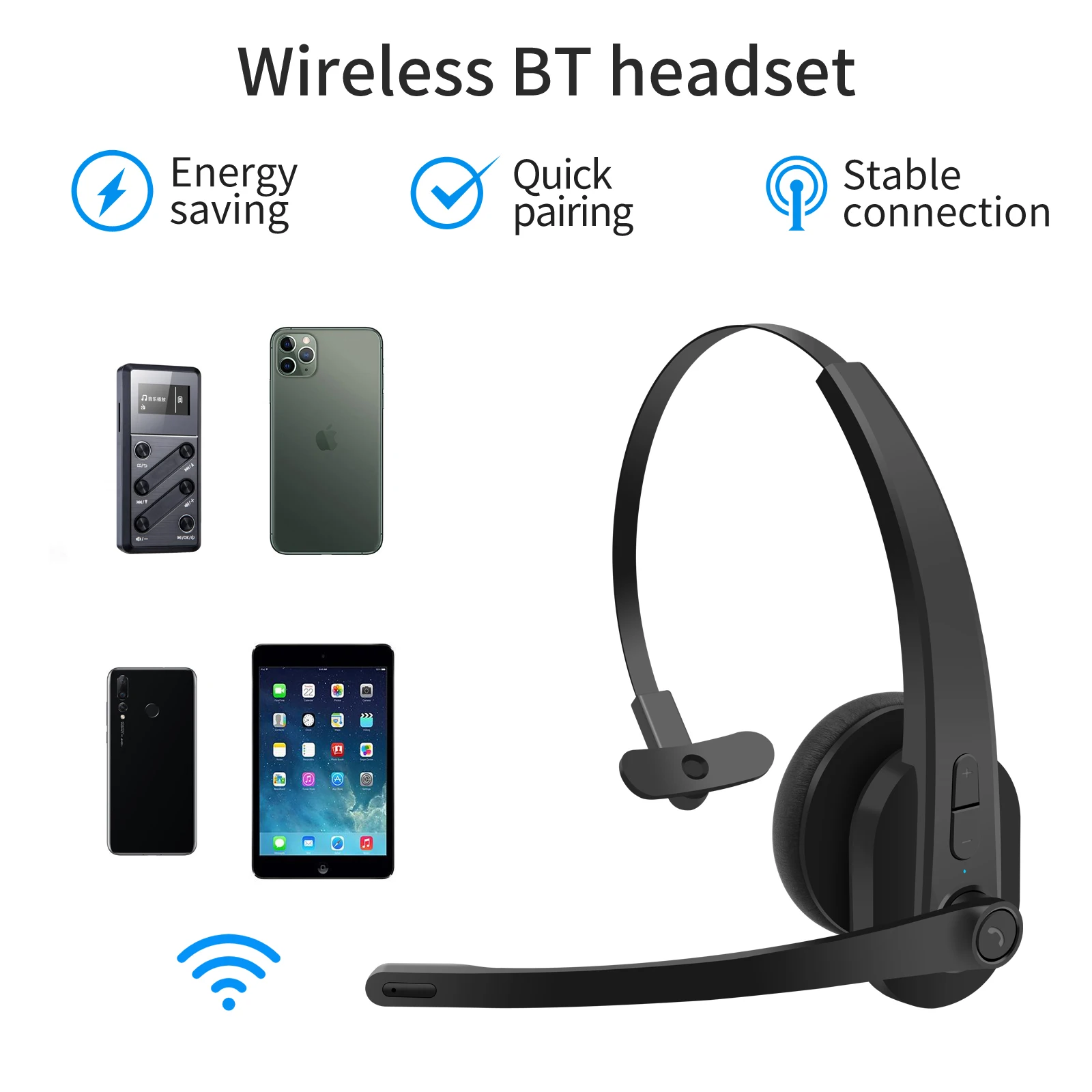 1 шт. M99 беспроводная гарнитура с микрофоном, моно Bluetooth, офисные бесшумные наушники, игровые наушники высокого качества
1 шт. M99 беспроводная гарнитура с микрофоном, моно Bluetooth, офисные бесшумные наушники, игровые наушники высокого качества