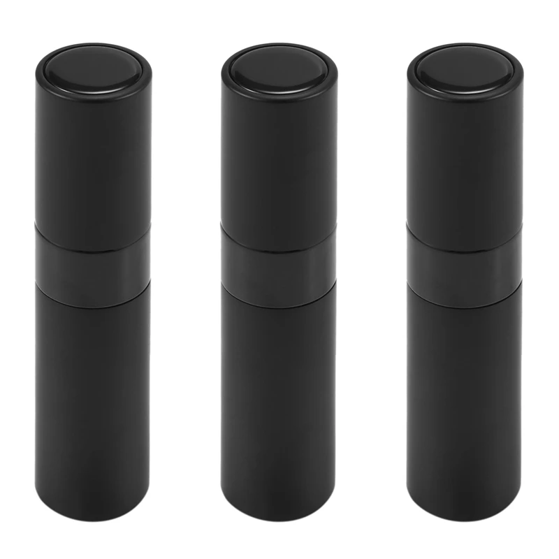 3X 8Ml Portable Travel Mini Bottle Refillable Empty Perfume Atomizer - Black 
3X 8Ml Portable Travel Mini Bottle Refillable Empty Perfume Atomizer - Black