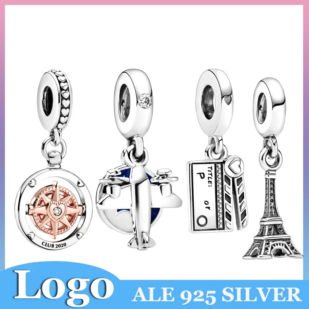 925 Sterling Silver Pandora Propeller Plane Movie clipboard Paris Eiffel Tower Dangle Charm DIY Bracelet for Women gifts
925 Sterling Silver Pandora Propeller Plane Movie clipboard Paris Eiffel Tower Dangle Charm DIY Bracelet for Women gifts