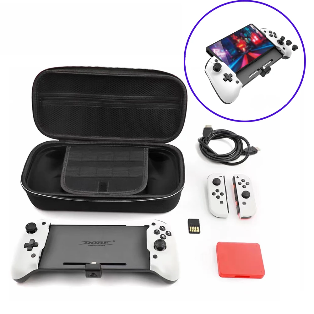 Контроллер для Nintendo Switch OLED, ручной джойстик с двойным мотором и вибрацией, встроенный 6-осевой гироскоп, джойстик для консоли переключателя
Контроллер для Nintendo Switch OLED, ручной джойстик с двойным мотором и вибрацией, встроенный 6-осевой гироскоп, джойстик для консоли переключателя