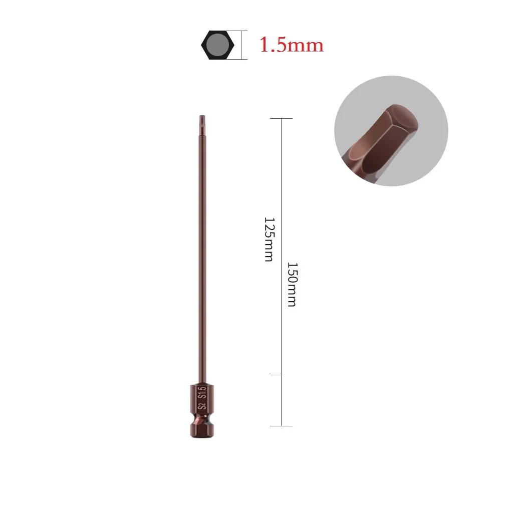 1 шт., шестигранная отвертка для электродрелей, 150 мм
1 шт., шестигранная отвертка для электродрелей, 150 мм