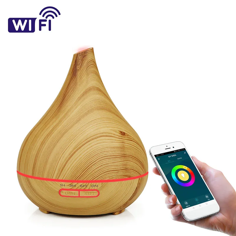 Ali Appliances 400ml Wood Grain Purify Ultrasonic WiFi Air Humidifier Aroma Essential Oil Diffusers Wood Aromatherapy Cool Mist
Ali Appliances 400ml Wood Grain Purify Ultrasonic WiFi Air Humidifier Aroma Essential Oil Diffusers Wood Aromatherapy Cool Mist