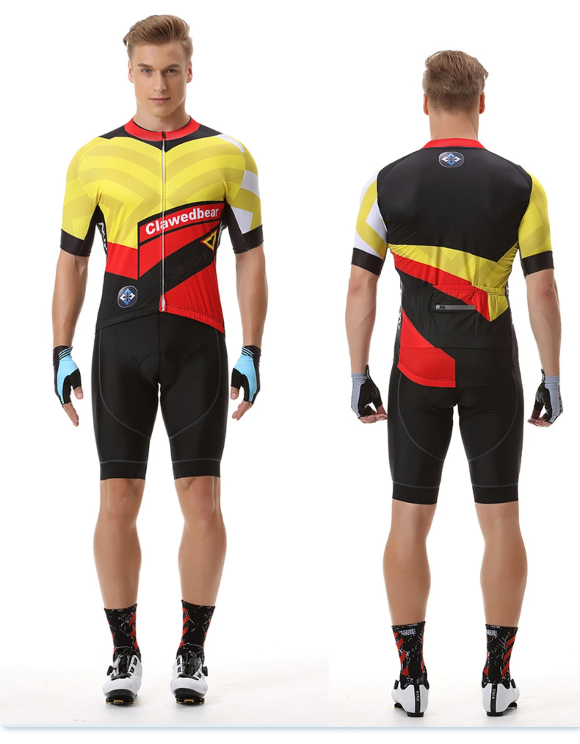 Outdoor cycling clothing Bib overalls short-sleeved suit Men's summer quick-drying clothes
Outdoor cycling clothing Bib overalls short-sleeved suit Men's summer quick-drying clothes