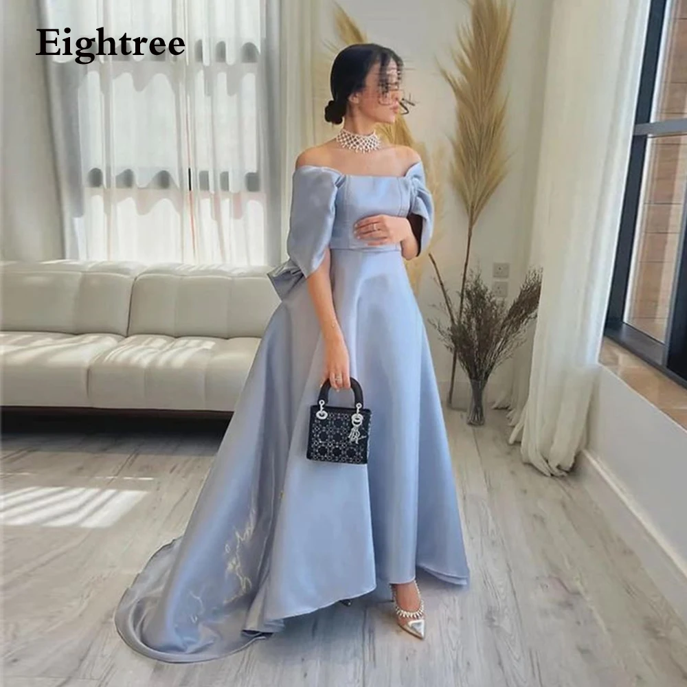 Eightree Formal Evening Dresses Off The Shoulder Stain Long Floor Length Abendkleider Dubai Prom Grown Vestido De Noche 2023
Eightree Formal Evening Dresses Off The Shoulder Stain Long Floor Length Abendkleider Dubai Prom Grown Vestido De Noche 2023