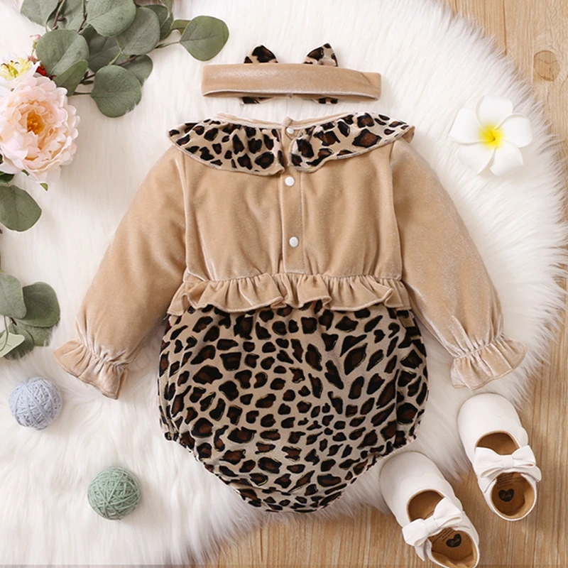 Комбинезон для девочек 0-18 месяцев, с длинным рукавом и круглым вырезом 
Комбинезон для девочек 0-18 месяцев, с длинным рукавом и круглым вырезом