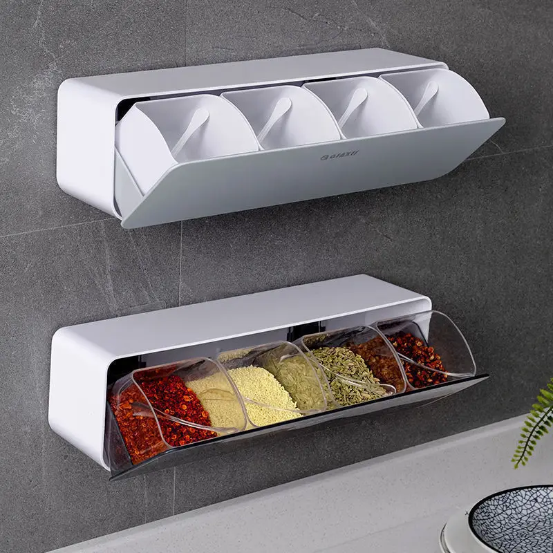 Kitchen Seasoning Box Home Wall Hanging Combination Full Set Of Four Grid Combination Wholesale Barbecue Japanese Commercial Set
Kitchen Seasoning Box Home Wall Hanging Combination Full Set Of Four Grid Combination Wholesale Barbecue Japanese Commercial Set