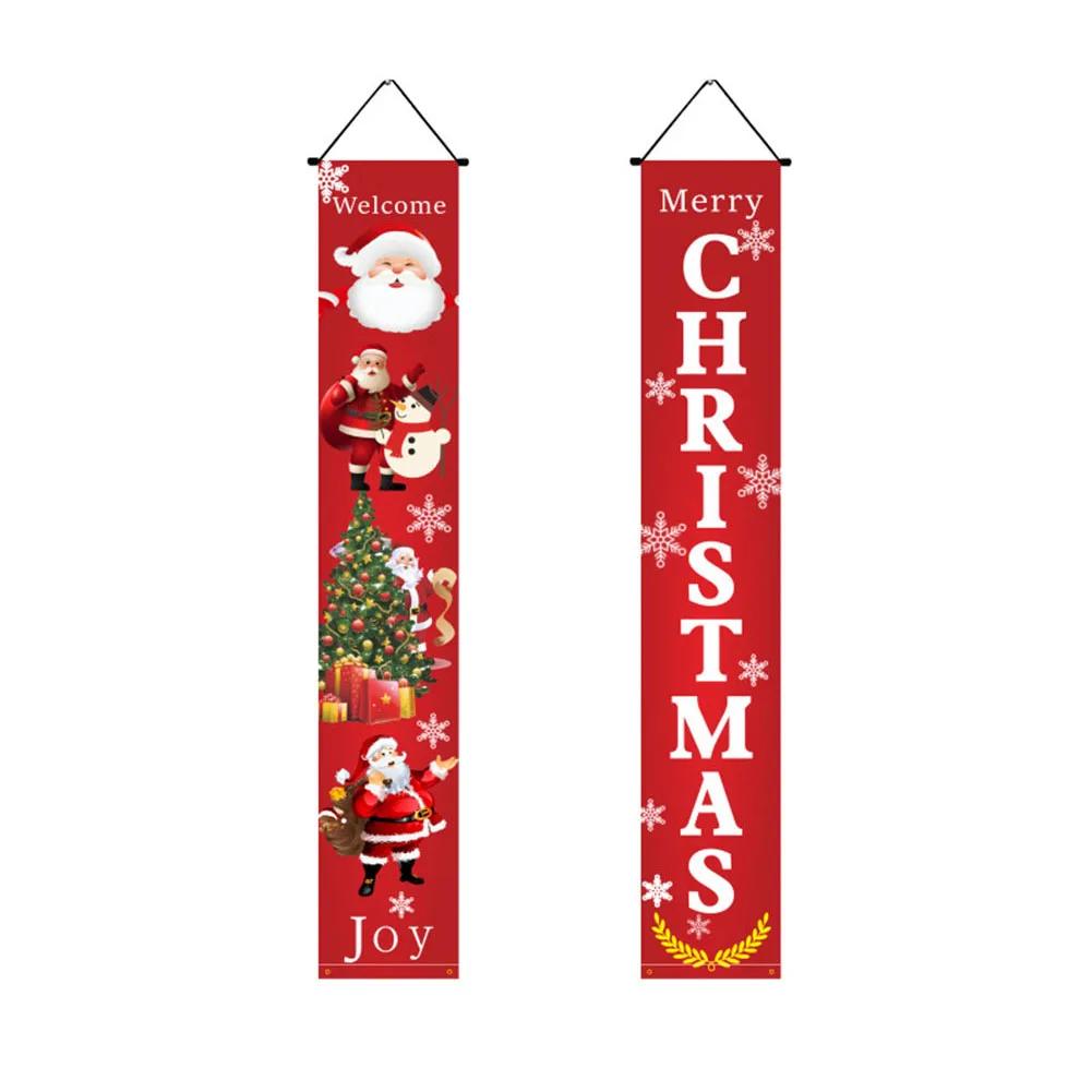 Festive Christmas Banner Cheerful Xmas Porch Door Sign Vibrant Colors Durable & Long lasting 100D Polyester Fabric
Festive Christmas Banner Cheerful Xmas Porch Door Sign Vibrant Colors Durable & Long lasting 100D Polyester Fabric