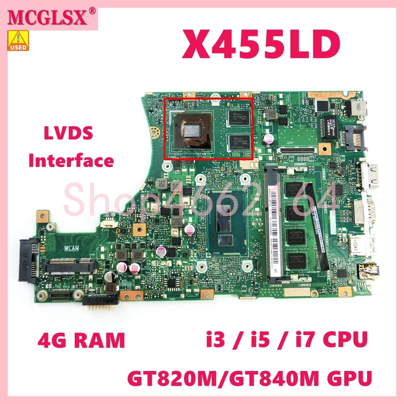 Материнская плата для ноутбука X455LD i5-4210U 4G RAM GT820M Материнская плата ASUS X455LA X455L X455LJ X455LN A455L F455L K455L X454L
Материнская плата для ноутбука X455LD i5-4210U 4G RAM GT820M Материнская плата ASUS X455LA X455L X455LJ X455LN A455L F455L K455L X454L