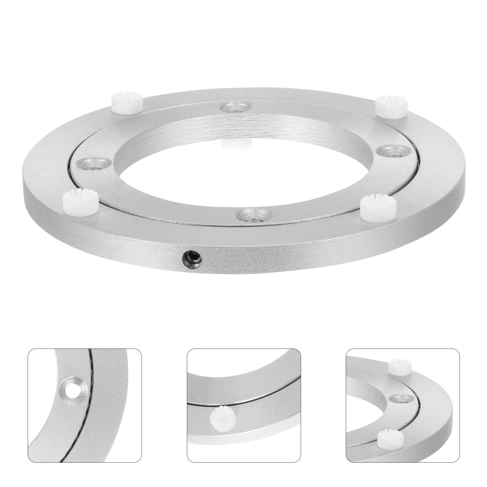 Turntable Bearing Platestand Display Rolling Service Cateringrack Cake Rotary Rotating Degree Swivel Table Base Ring
Turntable Bearing Platestand Display Rolling Service Cateringrack Cake Rotary Rotating Degree Swivel Table Base Ring