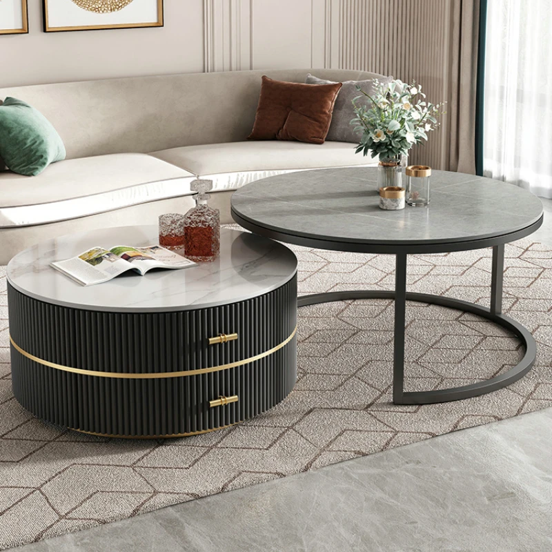 Storage Minimalist Tea Table Set Round Drawers Nesting Coffee Tables Unique Modern Desk Muebles Hogar Household Furnitures
Storage Minimalist Tea Table Set Round Drawers Nesting Coffee Tables Unique Modern Desk Muebles Hogar Household Furnitures