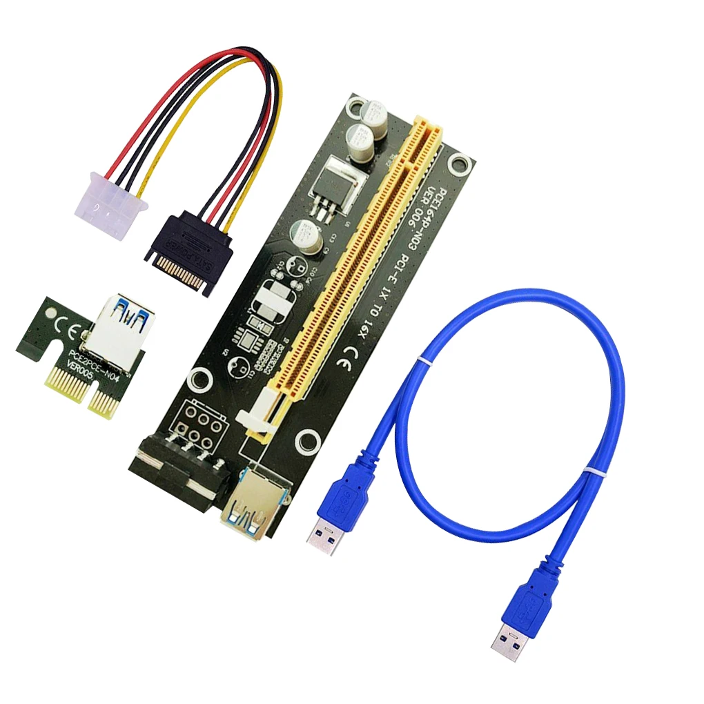 PCI-E 1X к 16X адаптер PCI-E карта расширения 60 см 4-контактный интерфейс питания GPU удлинитель с кабелем USB 3,0
PCI-E 1X к 16X адаптер PCI-E карта расширения 60 см 4-контактный интерфейс питания GPU удлинитель с кабелем USB 3,0