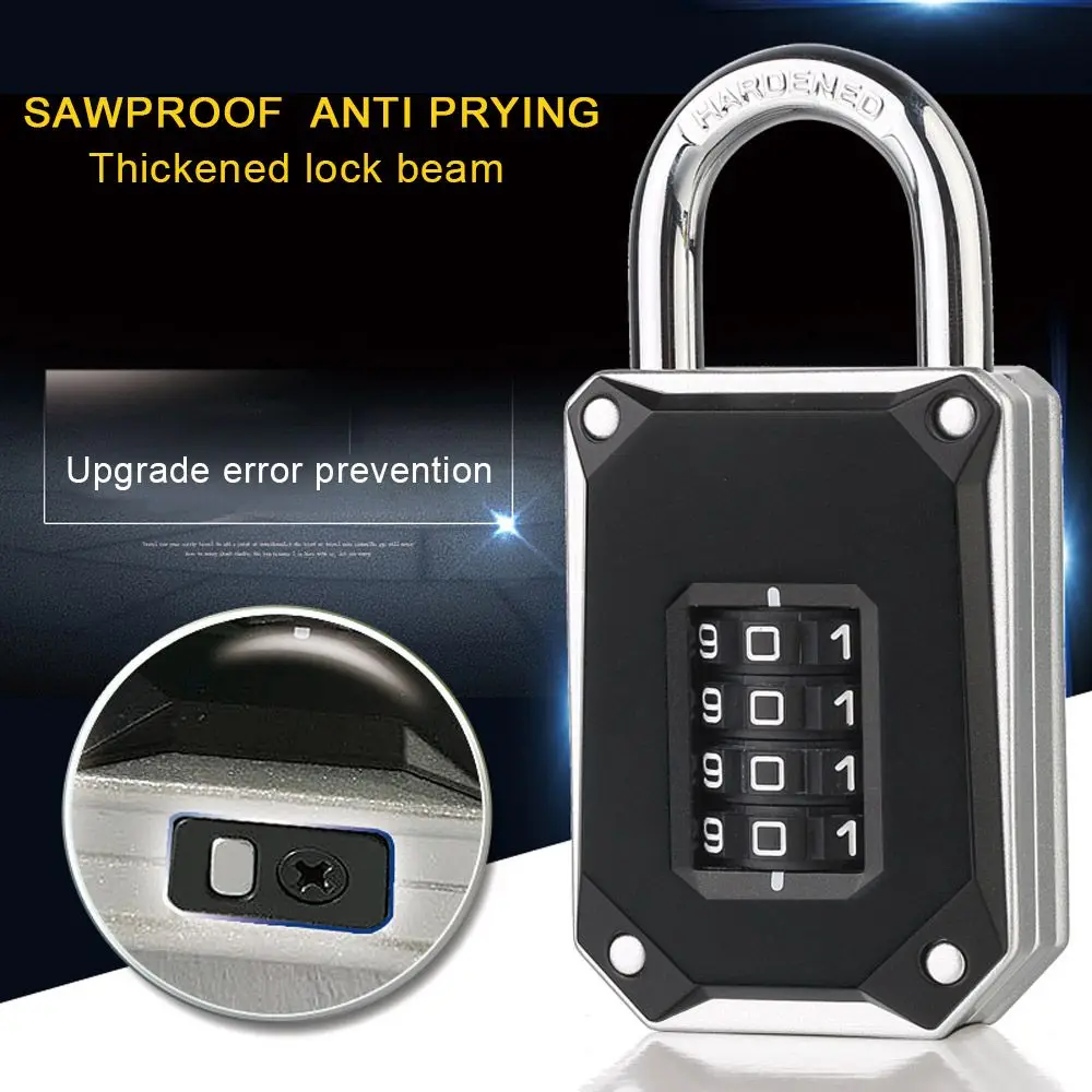 Security Luggage Cabinet Hardware Accessories 4 Digit Security Padlock Gym Combination Lock Door Padlock
Security Luggage Cabinet Hardware Accessories 4 Digit Security Padlock Gym Combination Lock Door Padlock