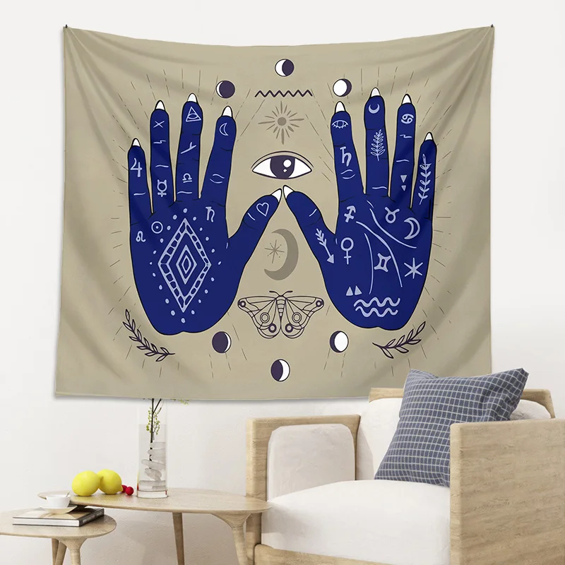 Magic Hand Tapestry Wall Hanging Psychedelic Boho Tarot Moon Phase Tapestries Bedroom Decor Bedspread Throw Cover Wall Decor
Magic Hand Tapestry Wall Hanging Psychedelic Boho Tarot Moon Phase Tapestries Bedroom Decor Bedspread Throw Cover Wall Decor