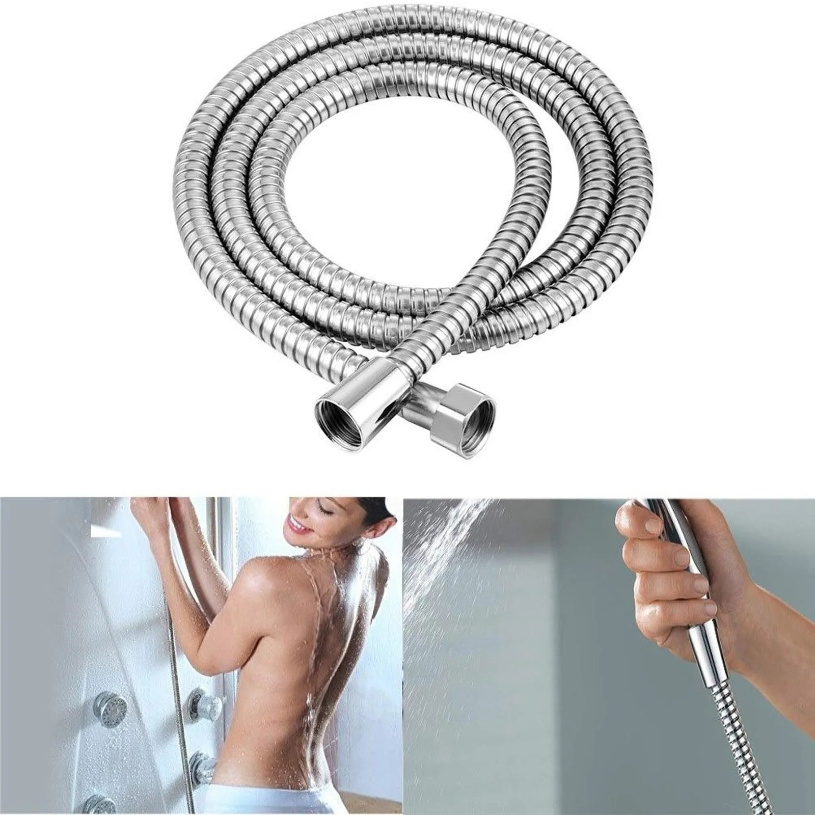 Shower Hose Stainless Steel Tube Flexible Extra Long Shower Hose Athroom Bidet Sprayer Hose Shower Head Hose Replacement
Shower Hose Stainless Steel Tube Flexible Extra Long Shower Hose Athroom Bidet Sprayer Hose Shower Head Hose Replacement