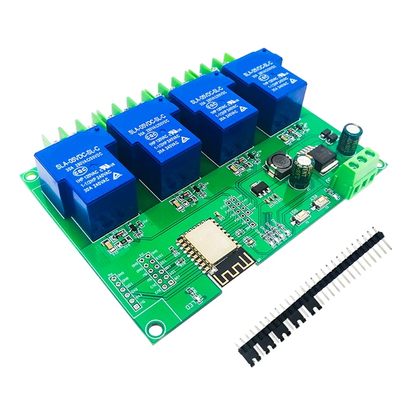 DC7-28/5V Power Supply ESP8266 Development Board Wifi 4-Way 30A Relay Module ESP-12F Development Board
DC7-28/5V Power Supply ESP8266 Development Board Wifi 4-Way 30A Relay Module ESP-12F Development Board