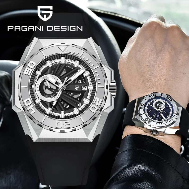 PAGANI DESIGN Luxury Men`s Watch MIYOTA-8217 Movt Mechanical Wristwatch Men Sapphire Glass 100M Waterproof 316L Case Clock Men
PAGANI DESIGN Luxury Men`s Watch MIYOTA-8217 Movt Mechanical Wristwatch Men Sapphire Glass 100M Waterproof 316L Case Clock Men