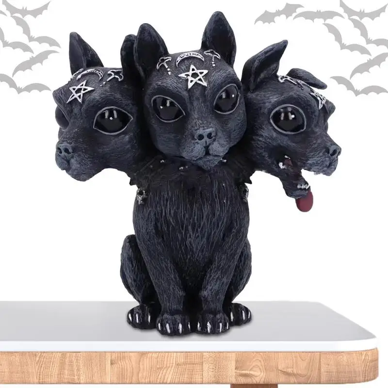 Three Head Dog Statue Figure Resin Crafts Halloween Three Head Dog Ornament Desk Decoration Dog Lovers Gift Home Decoration
Three Head Dog Statue Figure Resin Crafts Halloween Three Head Dog Ornament Desk Decoration Dog Lovers Gift Home Decoration