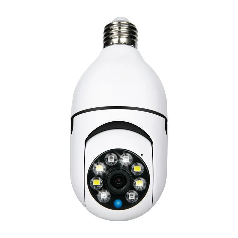 5G Wifi E27 Bulb Surveillance Camera Night Vision Full Color Automatic Human Tracking 4X Digital Zoom Video Security Monitor Cam
5G Wifi E27 Bulb Surveillance Camera Night Vision Full Color Automatic Human Tracking 4X Digital Zoom Video Security Monitor Cam