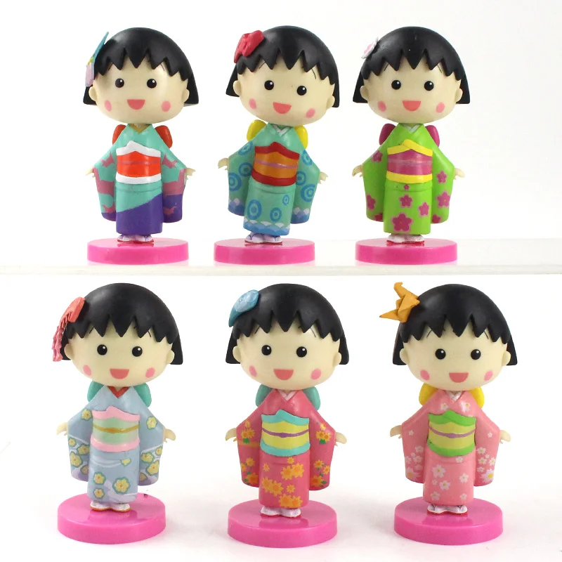 7.5cm 6pcs/Lot Anime Chi-bi Maruko Chan PVC Model Desk Decor Action Figure Toys Kids Gift
7.5cm 6pcs/Lot Anime Chi-bi Maruko Chan PVC Model Desk Decor Action Figure Toys Kids Gift