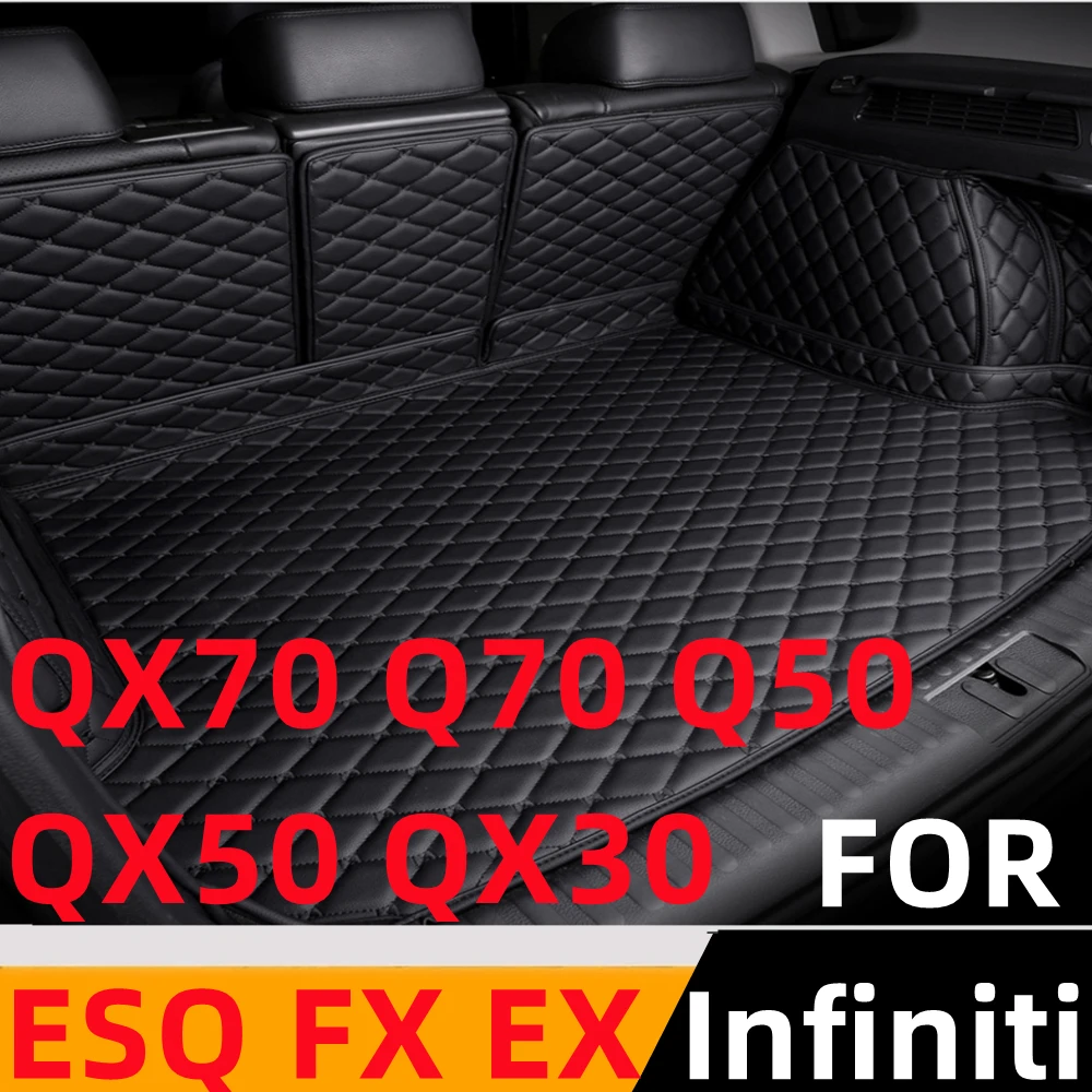 Sinjayer Waterproof Car Trunk Mat Tail Boot Pad Carpet Cover Cargo Liner For Infiniti QX70 QX50 QX30 Q70 Q50 ESQ FX EX Series 
Sinjayer Waterproof Car Trunk Mat Tail Boot Pad Carpet Cover Cargo Liner For Infiniti QX70 QX50 QX30 Q70 Q50 ESQ FX EX Series