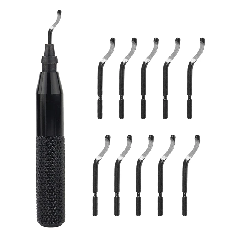 11 Pcs Rotary Hand Deburring Tool Kit Set Practical for Cutting Deburrs Wood Plastic Aluminum Copper and Steel
11 Pcs Rotary Hand Deburring Tool Kit Set Practical for Cutting Deburrs Wood Plastic Aluminum Copper and Steel