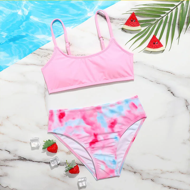 Купальник для девочек-подростков, комплект розового цвета из двух предметов, для детей 7-15 лет, комплект для плавания
Купальник для девочек-подростков, комплект розового цвета из двух предметов, для детей 7-15 лет, комплект для плавания