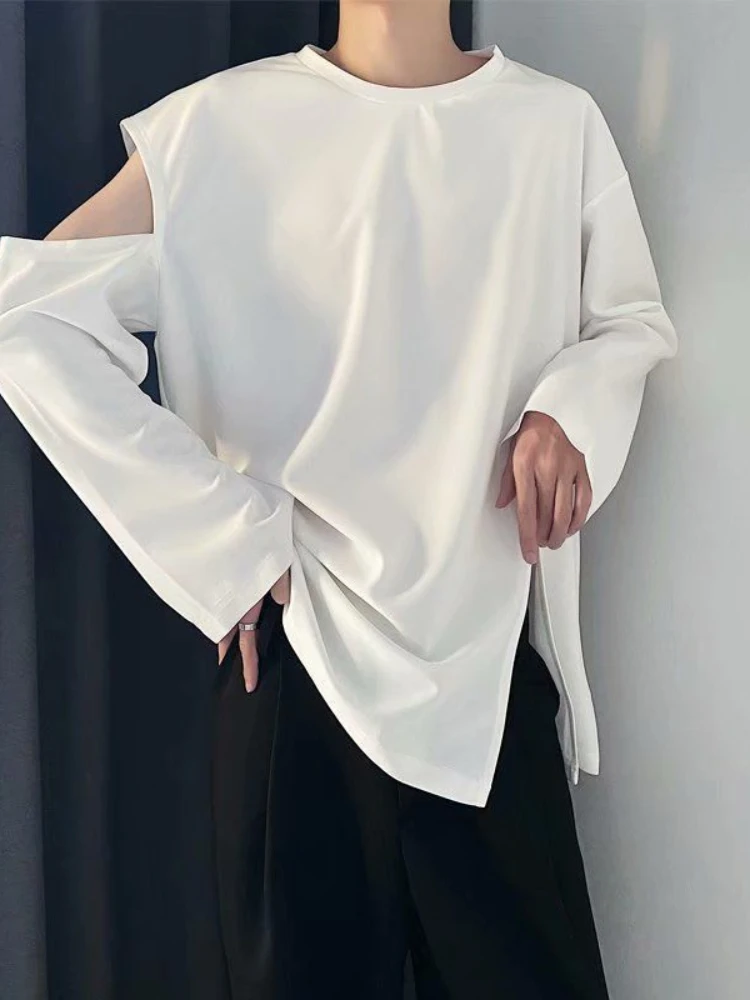 Women T-shirt O-neck Long Sleeve Sexy Strapless Asymmetrical Zipper Slit Patchwork Hip Hop Fashion Harajuku Loose Streetwear Tee
Women T-shirt O-neck Long Sleeve Sexy Strapless Asymmetrical Zipper Slit Patchwork Hip Hop Fashion Harajuku Loose Streetwear Tee