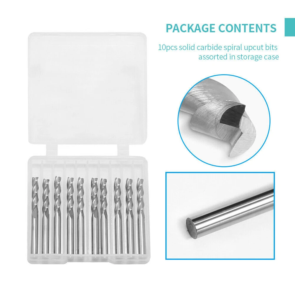 Blade Milling Cutter Head CNC Router Drill Sharp Surface 1/8\" 10pcs Engraving Overall Length 38.5mm Brand New
Blade Milling Cutter Head CNC Router Drill Sharp Surface 1/8\" 10pcs Engraving Overall Length 38.5mm Brand New
