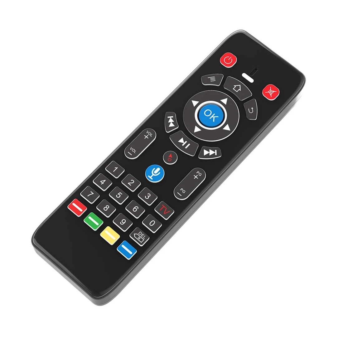 

Mini Wireless Keyboard/Air Remote Control/Mouse/Touchpad with Colorful Backlit, 2.4GHz, for Android TV Box, HTPC, IPTV