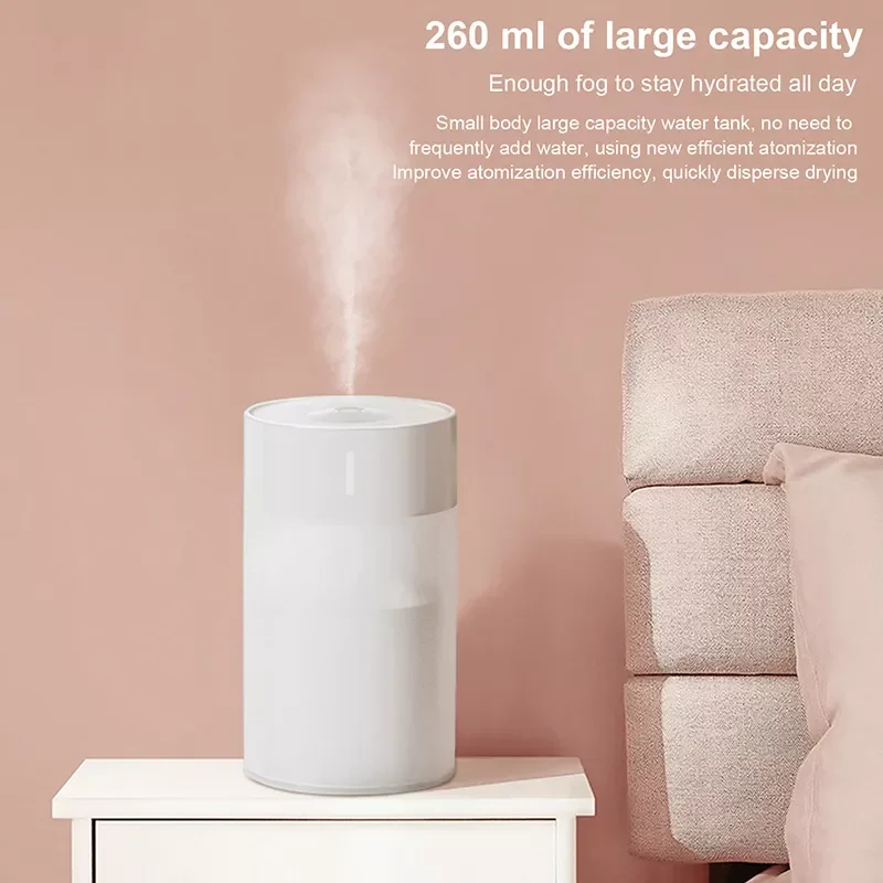 NEW2023 Portable 260ml Air Humidifier Mini Aroma Oil Diffuser USB Cool Mist Sprayer with Colorful Soft Night Light for Home Car
NEW2023 Portable 260ml Air Humidifier Mini Aroma Oil Diffuser USB Cool Mist Sprayer with Colorful Soft Night Light for Home Car
