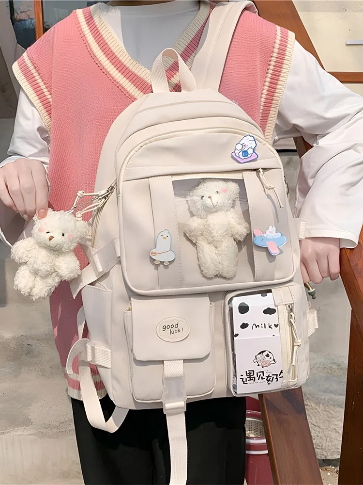 Japanese High School Girls Backpack School Bags for Teenage Girl Multipockets Large Capacity Backpack Women Bags Book Laptop Bag
Japanese High School Girls Backpack School Bags for Teenage Girl Multipockets Large Capacity Backpack Women Bags Book Laptop Bag