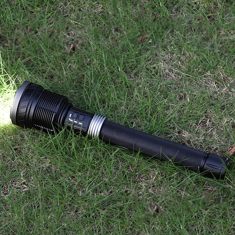 150W XHP360 Powerful LED Flashlight USB Rechargeable Super Bright IPX5 Waterproof Emergency Lighting Flashlight
150W XHP360 Powerful LED Flashlight USB Rechargeable Super Bright IPX5 Waterproof Emergency Lighting Flashlight