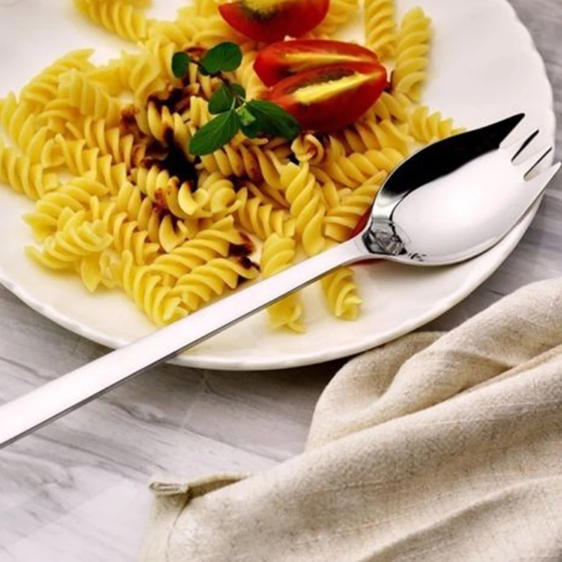 Salad Fork For Kitchen 5Pcs Stainless Steel Spork Soup Salad Noodle Spoon Fork Cutlery Tableware Kitchen Accessories
Salad Fork For Kitchen 5Pcs Stainless Steel Spork Soup Salad Noodle Spoon Fork Cutlery Tableware Kitchen Accessories